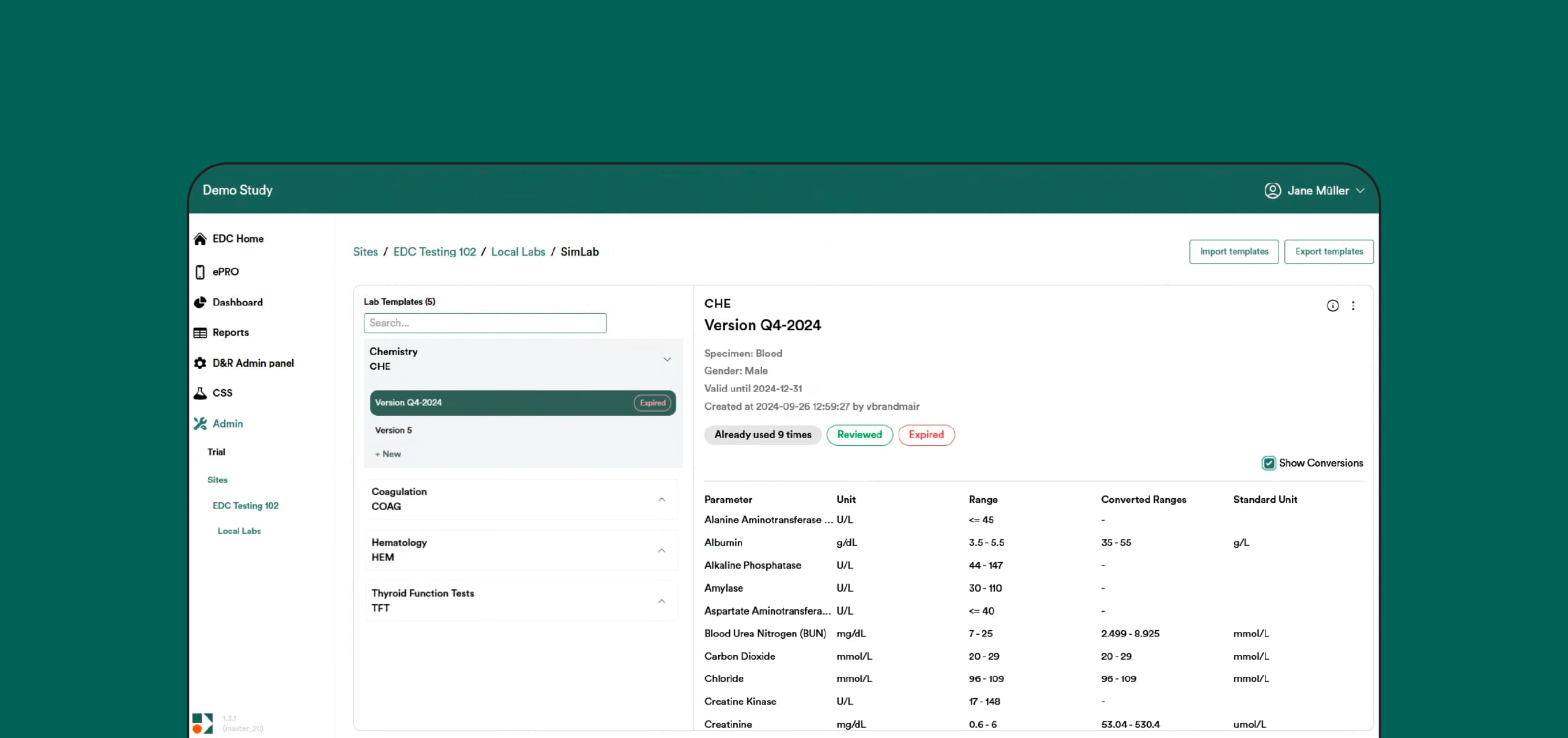 Optimizing Preset Templates for Local Lab Management